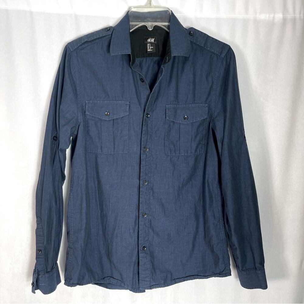 H&M Long Sleeve Button Up Shirt Size S